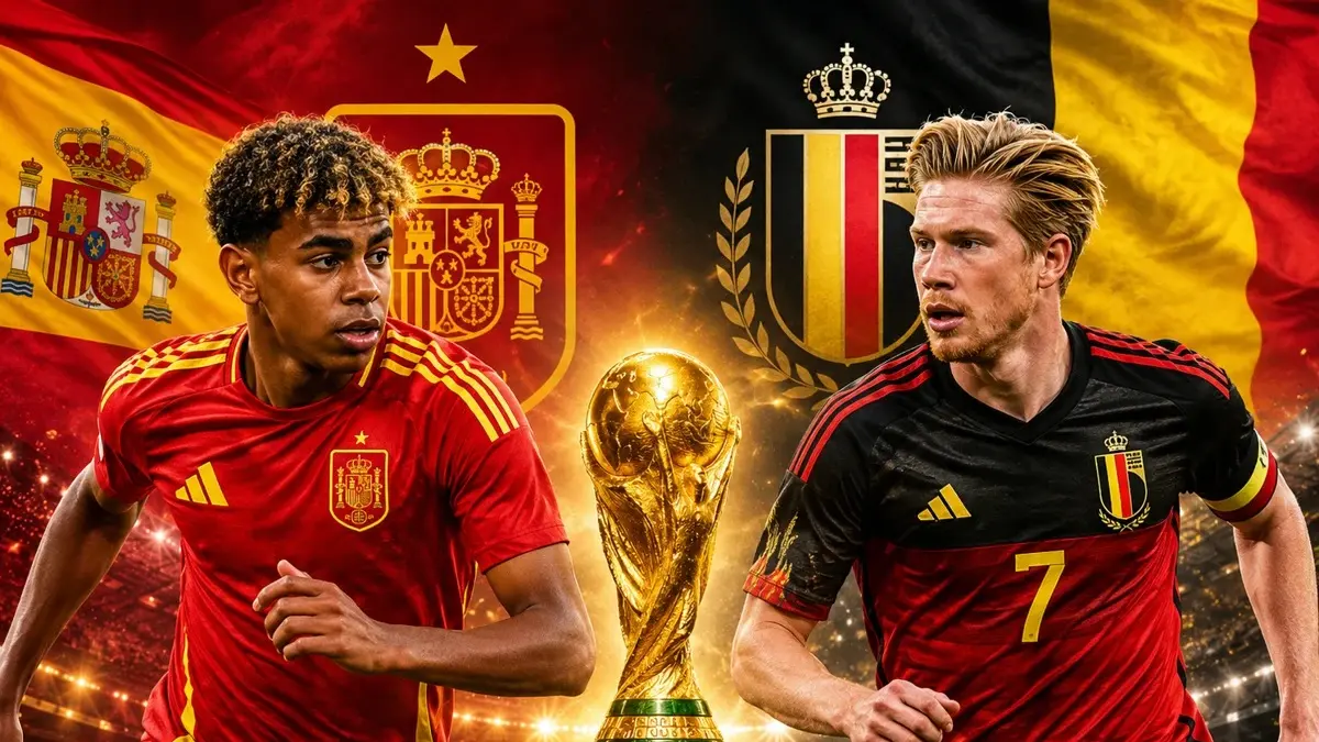 Prediksi Spanyol vs Belgia di Perempat Final Piala Dunia 2026: Rekor Clean Sheet La Roja Diuji Transisi Cepat Setan Merah