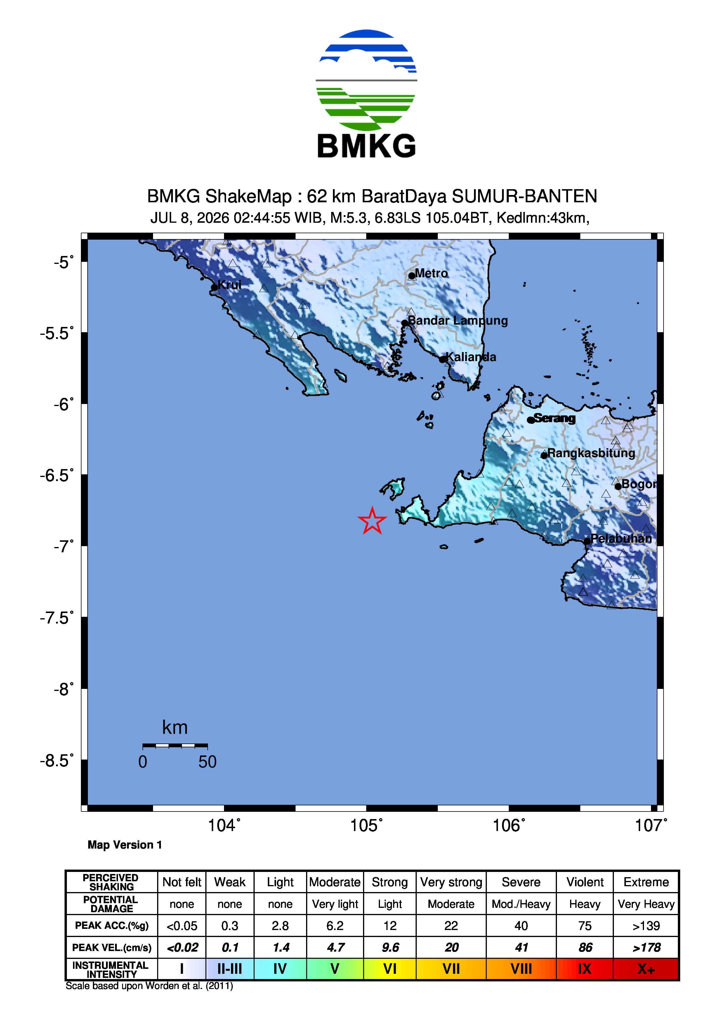 Info Gempa Hari Ini: Pandeglang Banten Diguncang Gempa Magnitudo 5,5, BMKG Sebut Tidak Berpotensi Tsunami